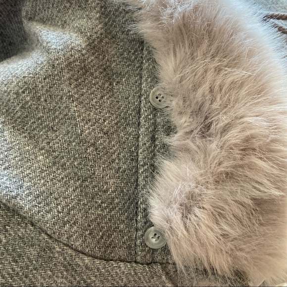 ASOS grey duffle coat with hood - Picture 9 of 10